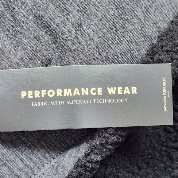 Banana Republic Hoodie Mens Large Ultrawarm Sherpa Fleece Pullover Performance - Picture 10 of 16